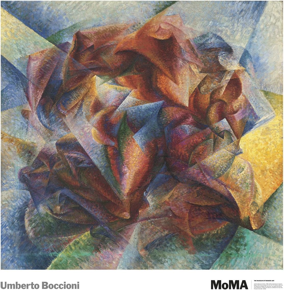 Dynamism of a Soccer Player by Umberto Boccioni